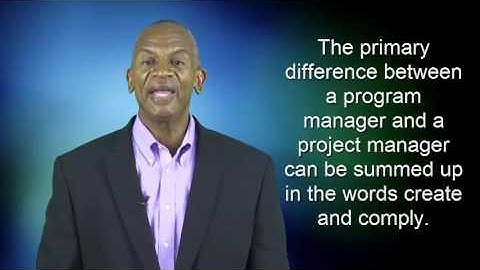 Program and Project Management Roles