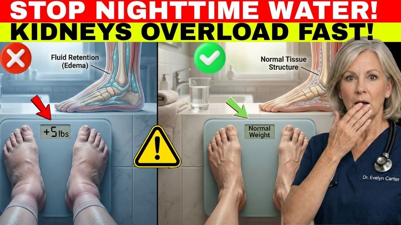 SENIORS, NEVER Drink Water After 8 PM – Kidney Doctors Say It's Overloading Your Organs Fast!