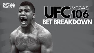 Best UFC Vegas 106 Bets | 60 Sec Full Card Bet Breakdown | Burns vs. Morales | Craig vs. Bellato
