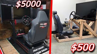 Budget Built Racing Sim VS Track Racer Purpose Built Racing Sim | Which Route Should You Go?