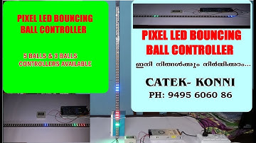 Bouncing Ball Pixel LED Light Setup and Controller | Bouncing Ball Pixel Controller | CATEK Konni