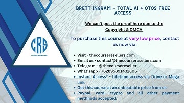 Thecourseresellers.com - Brett Ingram - Total AI + OTOs Free Access