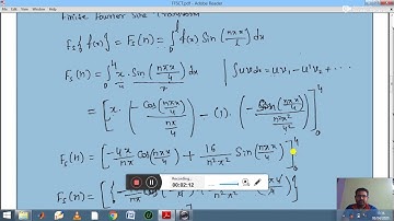 Finite Fourier Sine and Cosine Transforms Part 2