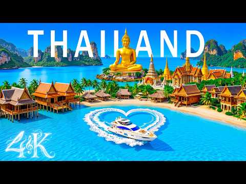 Thailand 4K 🇹🇭 | Tropical Paradise, Phuket Beaches & Crystal-Clear Waters | Deep House 2026