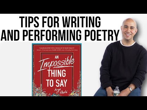Tips For Writing and Performing Poetry! | Arya Shahi Live Performance Instructional Video