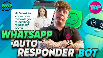 Whatsapp Auto Responder Bot 🔥 What is the Best Auto Reply for WhatsApp?