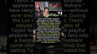 Taylor Swift Makes Surprise Cameo During Travis Kelce’s Live New Heights Event #taylorswift