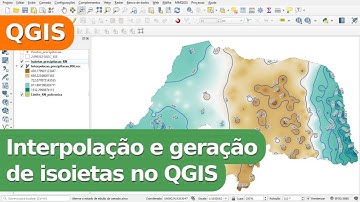 Interpolação IDW e geração de isoietas no QGIS