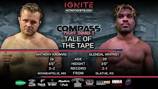 Ignite Fights Anthony Kromvig vs Glendal Whitney