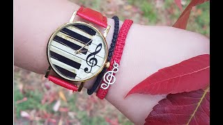 Airmag.ro - Ceas Dama Muzica, Cheia Sol, Pian