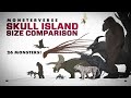 Skull Island Monsters | ANIMATED Size Comparison with Roars | Monsterverse