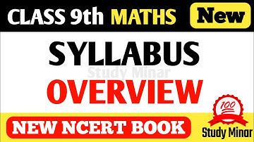 🔥Class 9 Maths Deleted Syllabus 2023-24 | Syllabus Overview❌️ | NCERT New Syllabus Class 9 Maths.