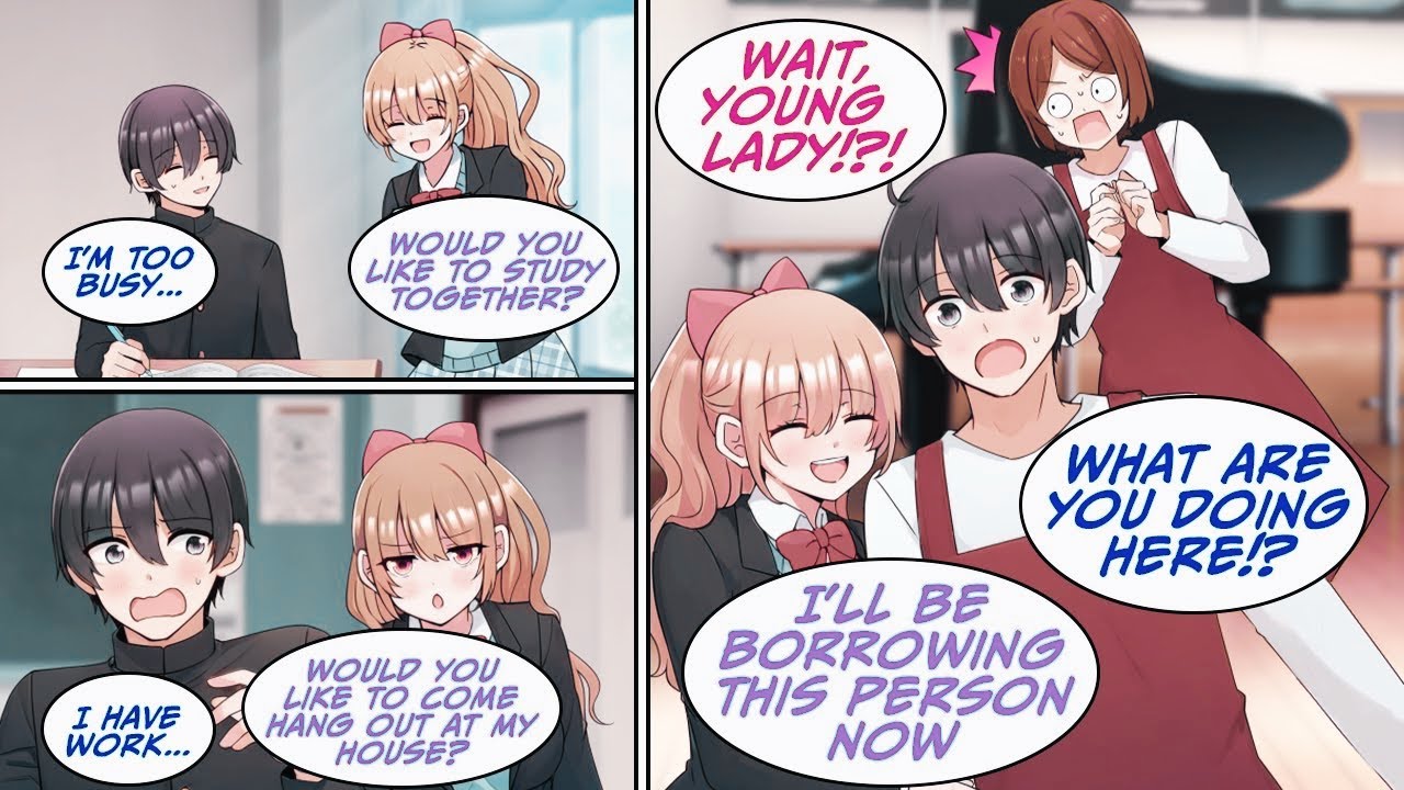 [Manga Dub] Constantly turning down invitations from a cute girl...