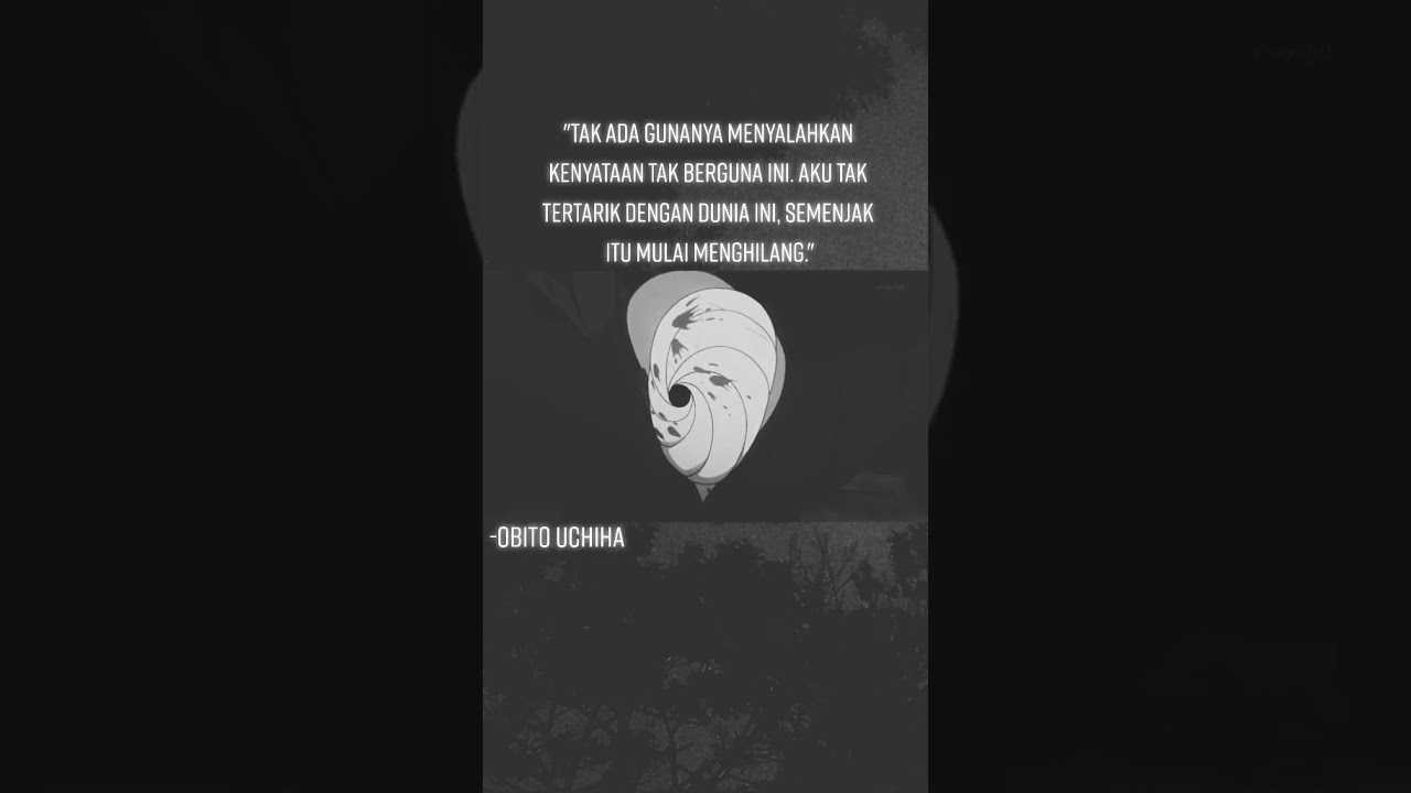 Download Story Wa Anime Kata Kata Bijak Obito Uchiha 3