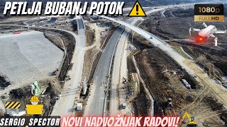 Obilaznica oko Beograda- Petlja Bubanj potok, novi nadožnjak i isključenje ka Beogradu, dron video Obilaznica oko Beograda- Petlja Bubanj potok, novi nadožnjak i isključenje ka Beogradu, dron video