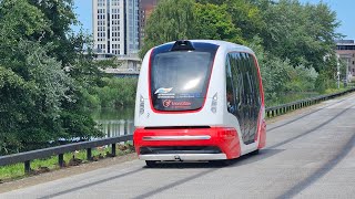 [volledige rit] Transdev parkshuttle van Rivium 4e straat naar rotterdam kralingse zoom 