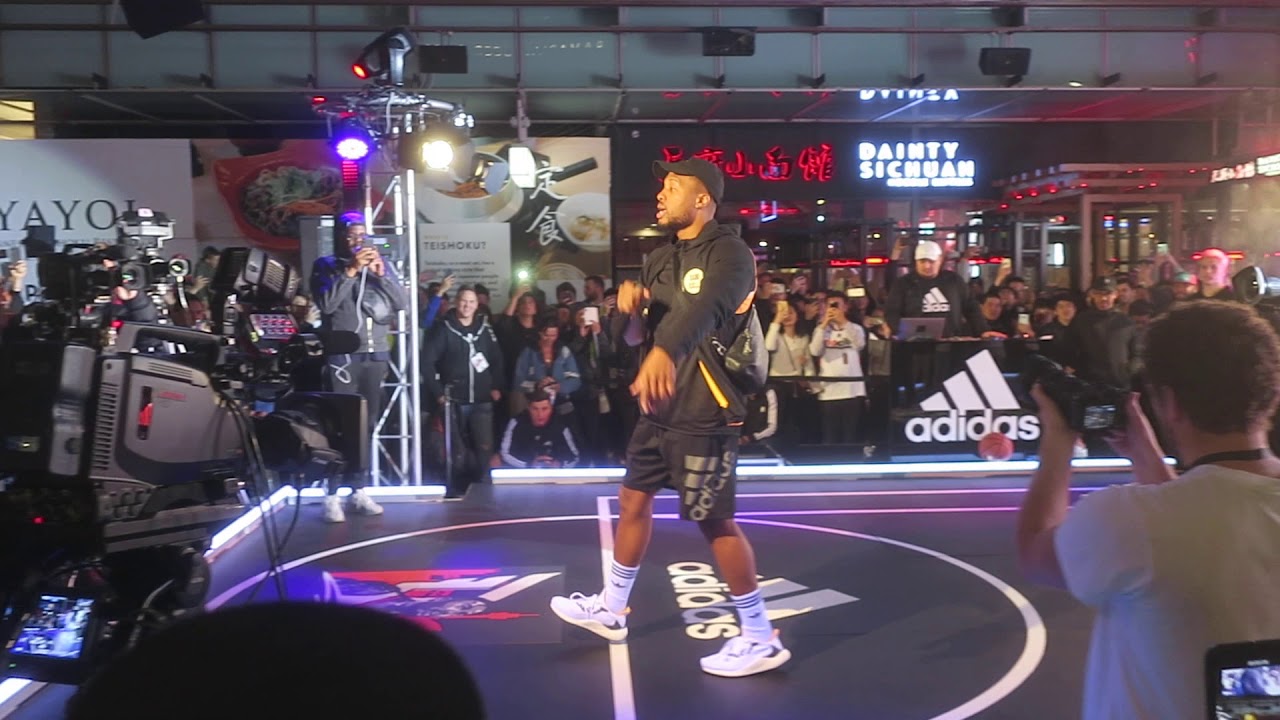 Damian Lillard Performing At World Square Sydney