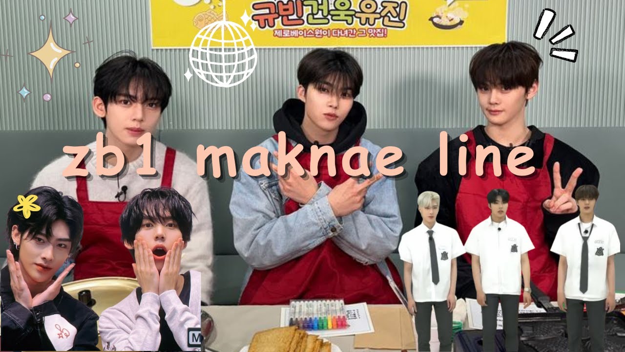 zb1 maknae line being a menace to the society
