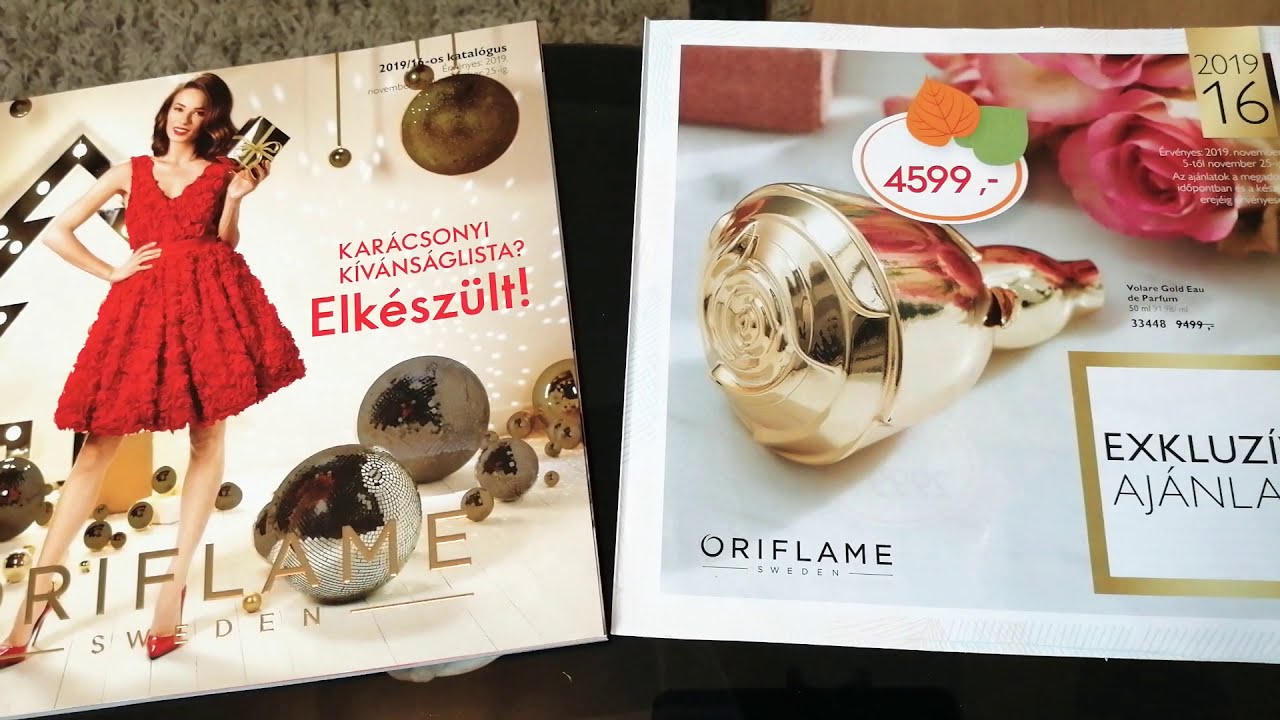 Oriflame Mini Katalógus Exkluzív Ajánlat 2019 C16 + Törzsvásárlói