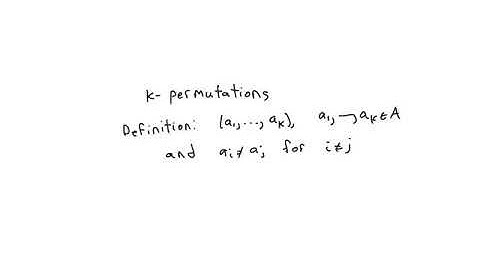 K permutations