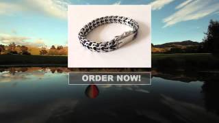 Cool Men's Bracelet Sterling silver 925. Buy directly from video!
