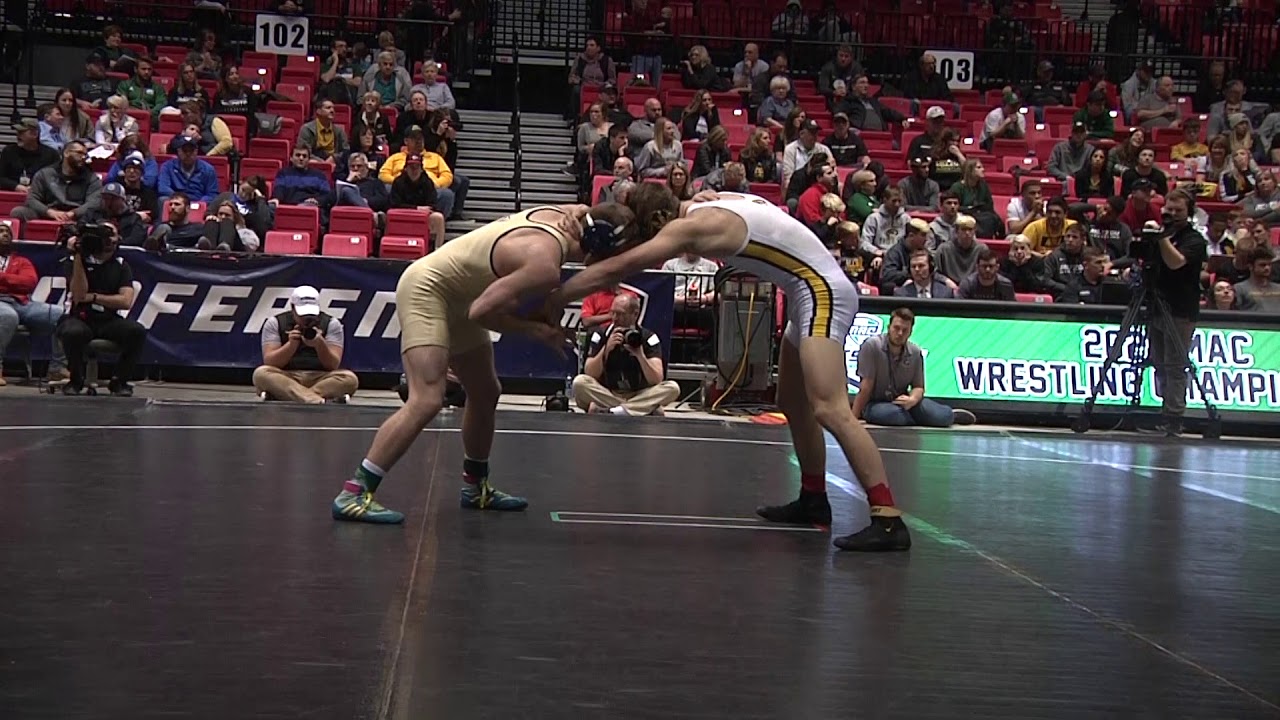 2020 MAC Wrestling Championships 149 lb. weight class match YouTube