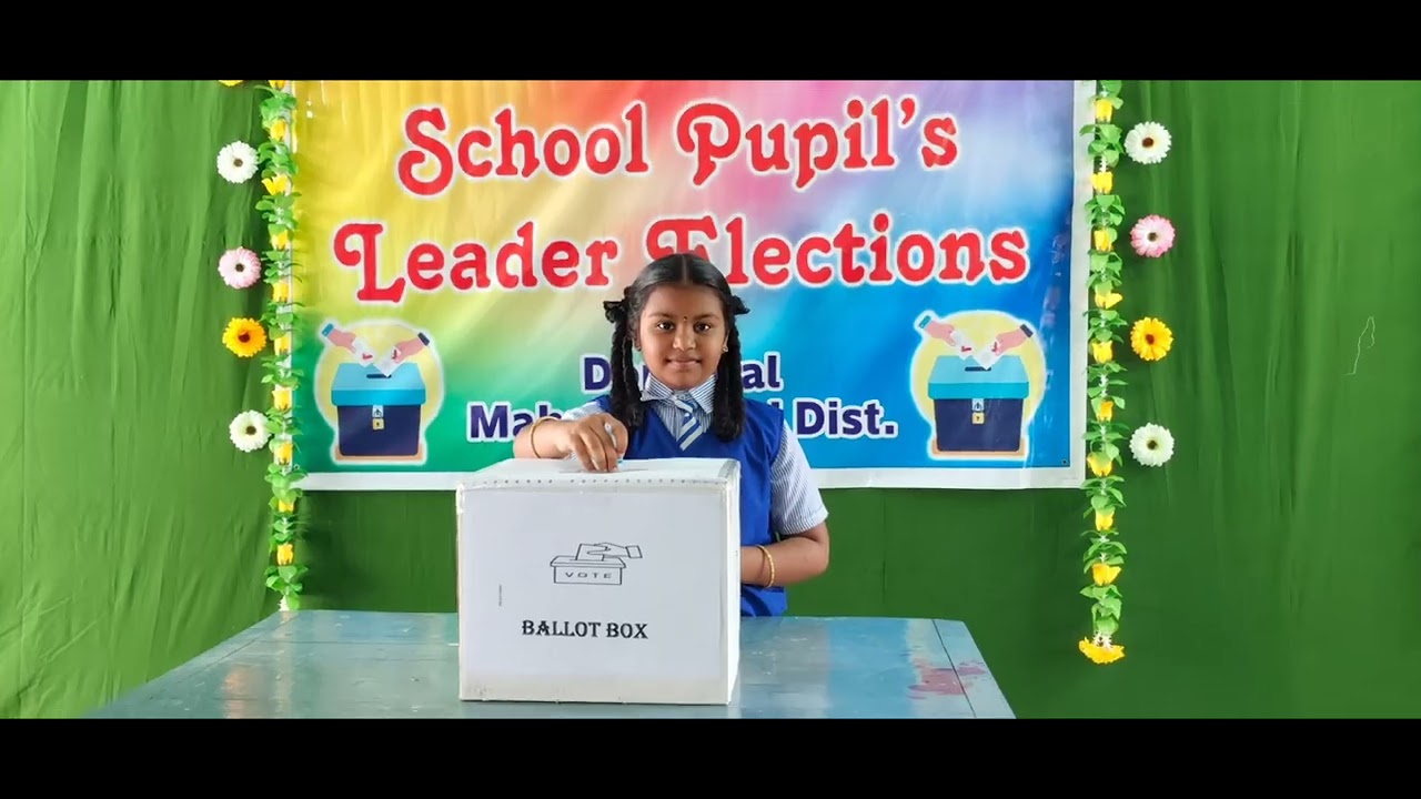 School pupils Leader ELECTIONS 2025-26