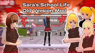 Playing Sara's School Life Old Version Mod V2! (Beta Theme Version)