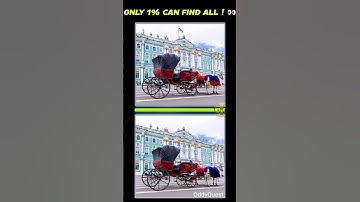 👀 Only 1% Can Find All 5 Differences in 10 Seconds! 😱