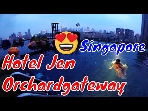 Singapore Infinity Pool Sunset: Hotel Jen Orchardgateway