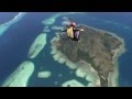 Отказ парашюта и отцепка над океаном на Фиджи *см.на весь экран