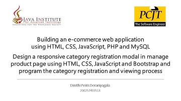 Web Project Development | Building an e-commerce web application | Task 46 | Dinithi Deraniyagala