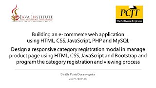 Famous Web Project Development | Building an e-commerce web application | Task 46 | Dinithi Deraniyagala Net Worth