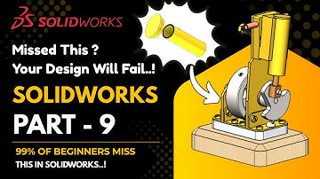 Master Beam Engine Assembly in SolidWorks | Part 8