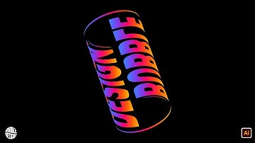 Warp Text To 3D Shapes in Adobe Illustrator