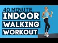 40 Min Indoor Walking Workout For Fat Loss (BOOST YOUR METABOLISM!!)