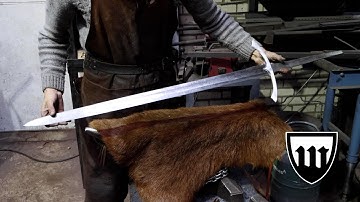 Forging a pattern welded longsword, part 3, making the guard.