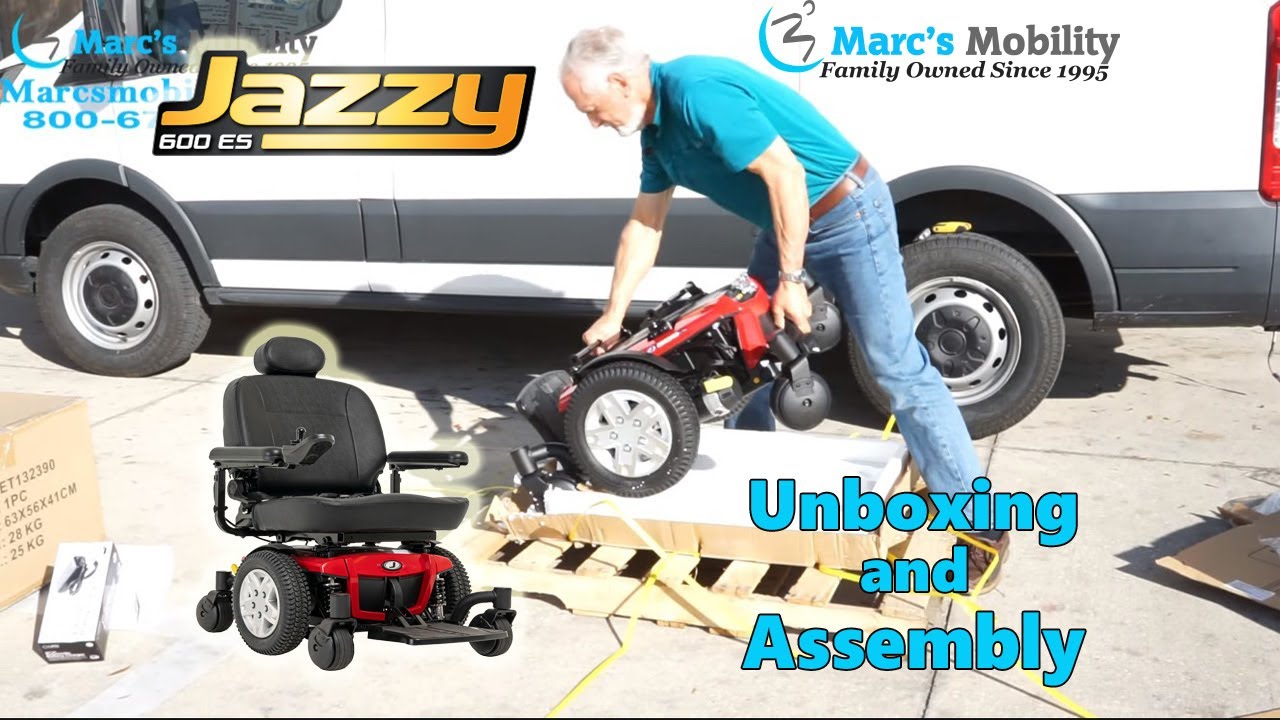 How to Unbox and Assemble a Jazzy 600 ES Power Chair - YouTube