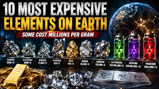 10 Most Expensive Elements on Earth (Some Cost Millions per Gram)