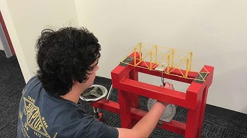 Structures 1 - Spaghetti Bridge construction - University of South Australia