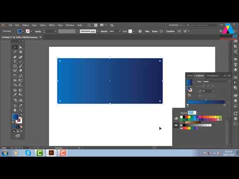 Hướng dẫn sữ dụng công cụ gradient trong illustrator, Học thiết kế đồ họa