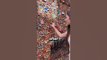 Crazy Chewing Gum Wall!