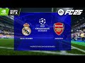 FC 25 - Real Madrid vs Arsenal Ft. Mbappe, Saka | UEFA Champions League 24/25 - #fc25