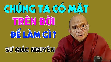 Chúng Ta Có Mặt Trên Đời Để Làm Gì ? | Sư Giác Nguyên | Sư Toại Khanh