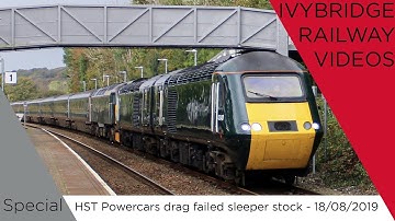 5Z70 Laira T&RSMD to Reading Traincare Depot passes Ivybridge.