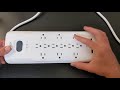 Inside an Anker Power Strip with Surge Protector and USB Charger