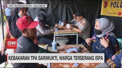 Kebakaran TPA Sarimukti, Warga Terserang ISPA
