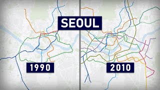 Evolution of the Seoul Metropolitan Subway 1974-2010 [Part 1]