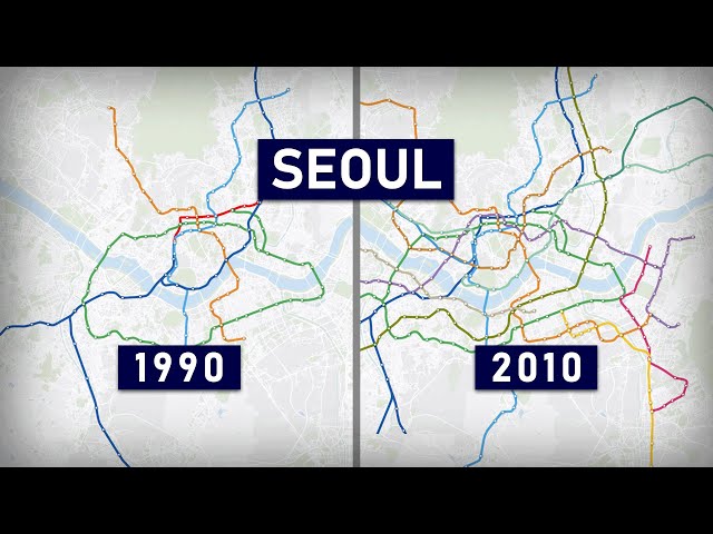 Evolution of the Seoul Metropolitan Subway 1974-2010 [Part 1] class=