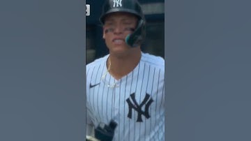 After hitting his 41st HR, Aaron Judge gets the intentional walk in the 2nd with nobody on.